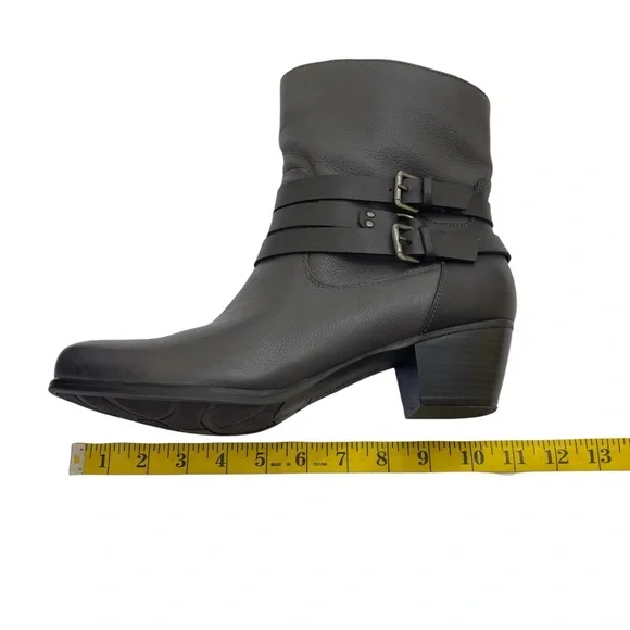 Naturalizer “Katrina” Dark Grey Ankle Boots Women’s Size 11M – Buckle Strap - Picture 16 of 16
